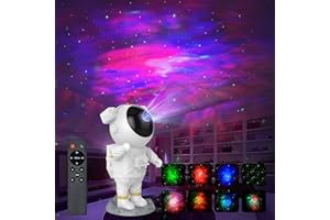 ‎NINTABRO Galaxy Starry Sky Astronaut Projector, LED Sternenhimmel Projektor with Timer & Remote Control, Night Sky Light Projector Lamp Room Decor Aesthetic, Gifts for Adults, Teens, Christmas, Birthday