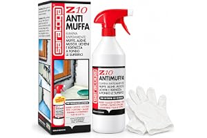 Saratoga Z10 Antimögel Spray 1L med 2 engångshandskar