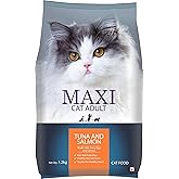 Maxi Tuna & Salmon Dry Cat Food 1.2Kg,Adult