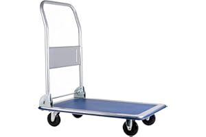 Pavo - Plataforma Plegable de hasta 150 kg de Capacidad de Carga, Plataforma de Metal, Carro de Mano, Carro de Transporte, Dimensiones 48 x 74 cm, 8037421