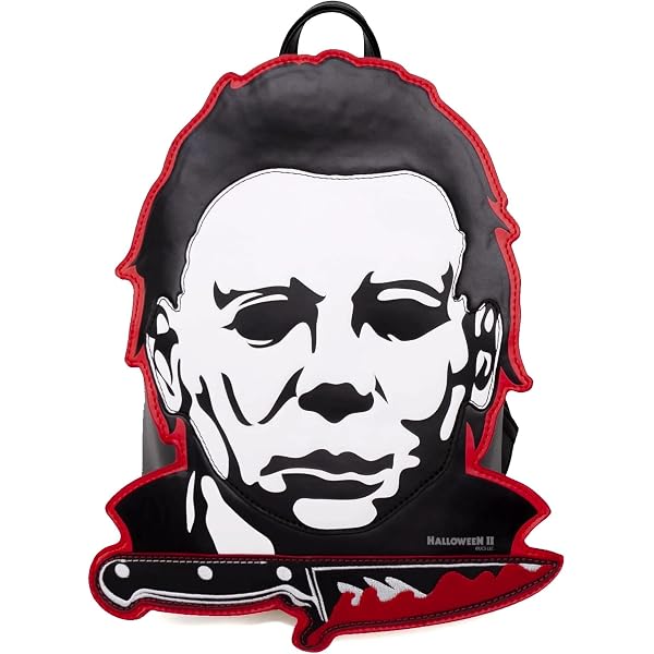 Michael Myers Bowlertasche – Vegan, Blutende Augen, Lizenziertes Halloween-Merch