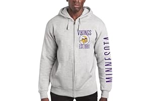 Junk Food Unisex NFL MVP Zip Hoodie Kapuzen-Sweatshirt
