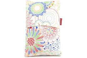 EL SAQUITO DE LA SALUD Microwave Thermal Seed Bag | Helps Relieve Muscle Pain Thanks to Dry Heat | Washable Cover 100% Cotton Spring (23 x 15 cm, Lavender Scent)