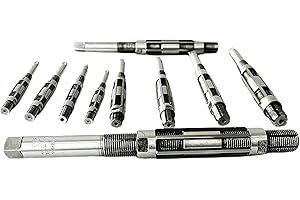 Rahish Tools Adjustable Hand Reamer Tool H1 to H10 Sizes - 3/8" to 15/16” Reaming Tool for Precise Hole Finishing with Carbon Steel Blades - Hand Tools Reamers for Metal & Wood - 9.52mm - 23.81mm