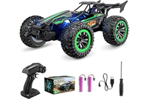Perbabe Ferngesteuertes Auto, 2.4GHz 20+KM/H Rc Auto 2WD All Terrain Off-Road RC Car Mit wiederaufladbarer Batterie RC Truck ab 3 4 5 6 7 8 9 10 Jahre Geländegängig Spielzeug Geschenk für Kinder