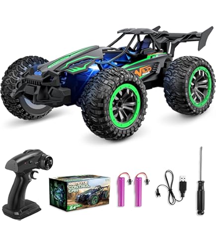 4WD RC Stunt Car 2.4Ghz 15KM/H 360° Spins Lights Spray 2