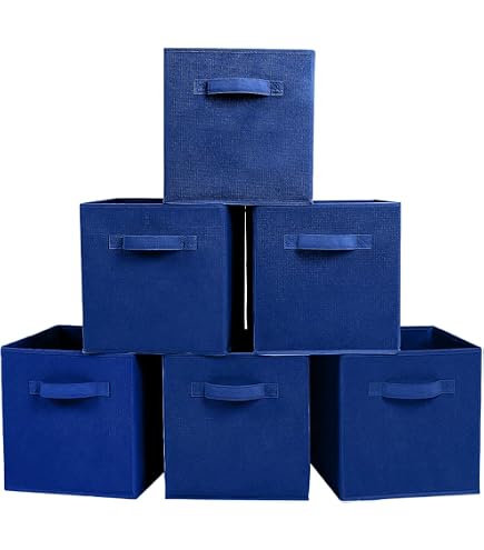 Storanda 4er Set Aufbewahrungsboxen Mit Deckel – 34x34x33 Cm, Faltbar, Für Würfelregal (z.B. Kallax), Anthrazit