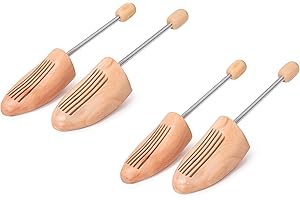 Kaps – Wooden Shoe Trees for Men & Women (2 Pck) – Twin-Pack Sustainable Beech Wood Shoe Shaper – Perfect for Leather & Suede – Preserves Shape, Absorbs Moisture & Extends Footwear Life