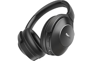 EarFun Wave Life - Cuffie ibride con cancellazione attiva del rumore, cuffie Bluetooth 5.4 senza fili, 4 microfoni AI Chiara Chiamata, Bassi profondi, 60 ore di riproduzione, vestibilità comoda,