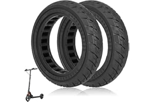 HPGAAVD 8.5 Pulgadas Ruedas Macizas para Patinete Electrico，8 1/2x2 Ruedas de Patinete Electrico para Xiaomi M365/Pro 2/Pro/1S，50/75-6.1 Antipinchazos Neumáticos de Repuesto Delantera/Trasera