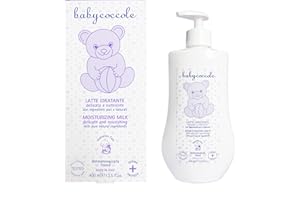 BABY COCCOLE Babycoccole LATTE IDRATANTE corpo e viso per neonati e bambini. Con Ingredienti naturali di origine vegetale. Delicato e Nutriente, Dermatologicamente Testato per Pelli Sensibili - 400 ml