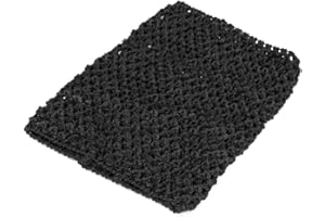 smallJUN 9" Crochet Tube Top Élastique Ceinture Bandeau Cheveux Bande Filles Tutu Jupe Crochet Tube Top Élastique Ceinture