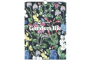 GRUPO ERIK Kokonote: Calendario 2024 Giardinaggio - Calendario 2024 da muro A3 con 12 illustrazioni, 28x39,7 cm FSC®, Calendario artistico 2024, Calendario 2024 da muro grande