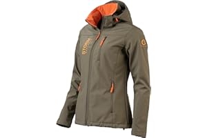 Storm Explorer Softshelljacke für Damen - Atmungsaktiv & Wasserdicht - Übergangsjacke für den Sommer & Herbst - Wetterfeste Outdoor Jacke - Regenjacke mit Kapuze