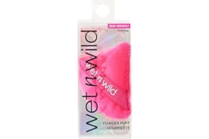Wet n Wild Powder Puff, Reusable and Washable Makeup Applicator for Blending Loose or Pressed Powders, Soft Velvet Fibers, Triangle Shape for Precise Application