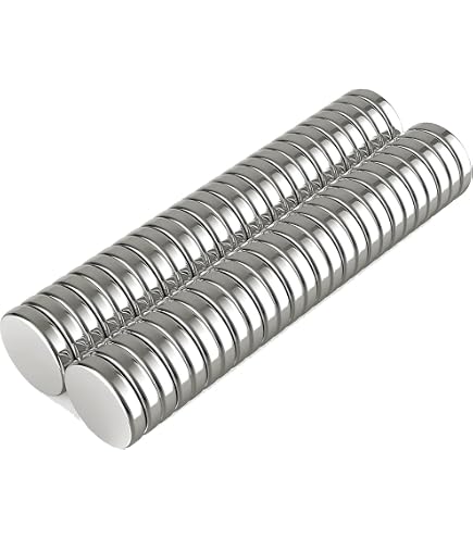 Pack 20 Aimants Néodyme Adhésifs N42 10mm X 1mm – Puissance 0,58 Kg, Idéal Bricolage, Artisanat Et Modélisme