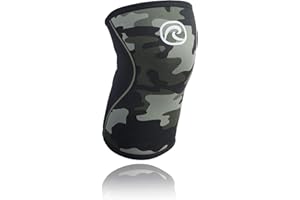 Rehband Unisex Knee Support Bandage Knee Support Sleeve 7mm - L (Camo)