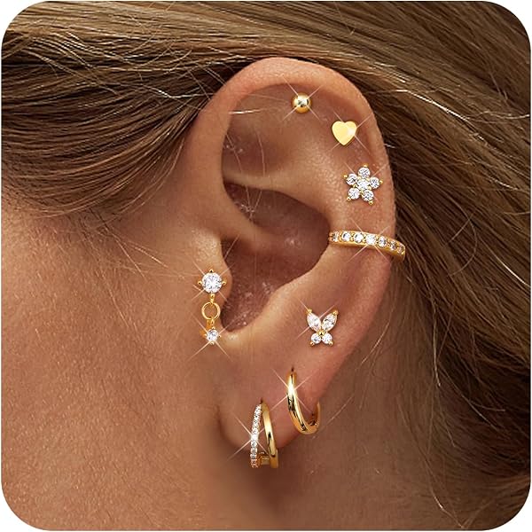 2 Paires De Créoles Gitanes Savoyardes – Boucles D’oreilles Femme Dorées N°89