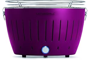 LotusGrill - Barbacoa de carbón sin humo Classic - Púrpura, Estándar