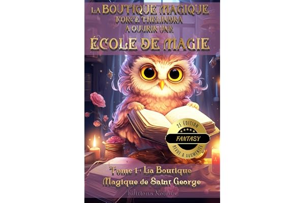 LA BOUTIQUE MAGIQUE FORCE THÉLINDRA À OUVRIR UNE ÉCOLE DE MAGIE - TOME 1 2e édition : La Boutique Magique de Saint George DYS 10-14ans: livre pour ... dyslexiques. Facile à lire, chers sorciers