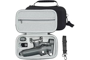 Calenxy Osmo Mobile 7P Tasche, 23.5x13x 6.5CM Tragbarer Aufbewahrungstasche, Tragetasche für DJI Osmo 7/7P Gimbal Stabilisator Zubehör EIN-Schulter-Aufbewahrungstasche Perfekt für sicheren Schutz