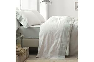 Burrito Blanco | Sábanas de Franela de algodón | Cama de 150 a 160cm. (+Medidas Disponibles) | Diseño 576 | Color Laurel (150-160x190/200cm.)