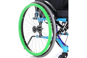 ADUUTPPD 22/24-Zoll-Silikon Rollstuhl-Schiebe-Abdeckungen, rutschfeste Verschleißfeste Handschiebe-Abdeckung, Rollstuhl-Hinterradabdeckung Für Verbesserung Der Griffigkeit Und Traktion,Bronze,24in