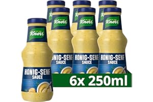‎KNORR Knorr Honig-Senf Sauce cremig-milde Grillsauce mit Dill verfeinert 6x 250 ml