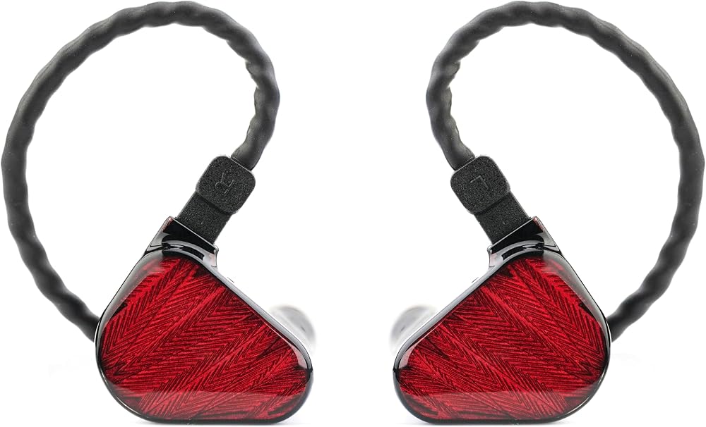 TRUTHEAR Zero Kırmızı Dual Dynamic Drivers In-Ear Headphone | Sahne, Stüdyo veya Odyofil için Çift Sürücülü Kulak içi/In-Ear Kablolu Monitör Kulaklık