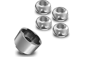 Adventure Xperience Écrous antivol Écrous de sécurité antivol Écrous de sécurité antivol M6 M8 M10 M12 Acier inoxydable (M8, 4 Écrous 1 noix)