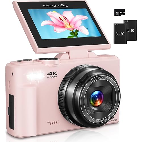 Digital Camera for Photography, 4K Vlogging Camera for YouTube 3\
