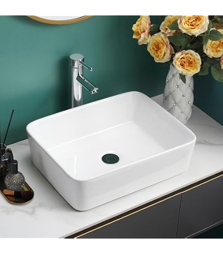 Roca INSPIRA Unterbauwaschbecken – Weiß, 605 X 390 X 138 Mm, Porzellan (Fineceramic®), Ohne Armaturenlöcher, Inkl. Befestigungsset