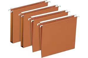 Elba - 400126811 Cartelle Sospese per Cassetto, Interasse 39, Fondo V, 30 mm, Formato Esterno 37.1 x 24, Arancio, Confezione da 25 Pezzi