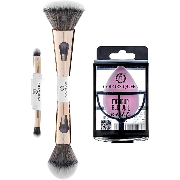 Bdellium Tools Makeup Pinsel Maestro Series – Duet Fiber Schrägkopf-Kabuki 954 Für Makelloses Finish