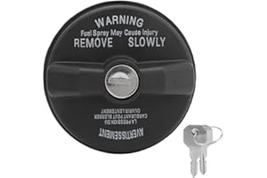 DEROR Tappo del serbatoio di bloccaggio, Tappo del carburante di blocco Sostituire 05278655AB Adatto per Wrangler/Cherokee/Liberty/Grand Cherokee