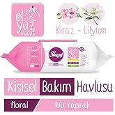 Sleepy Floral Kişisel Bakım Havlusu 100 Yaprak