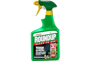 Roundup Tough Weedkiller, Ready to Use, Spray, 1 Litre