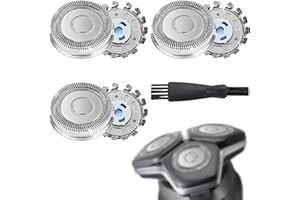 Yamobi wymienna głowica goląca do golarki Philips SH71, 3 sztuki głowicy tnącej do serii 7000 (S7XXX) S5531, S5532, S5535, S7731, S7735, S8050, wymienne ostrza ze szczotką do czyszczenia
