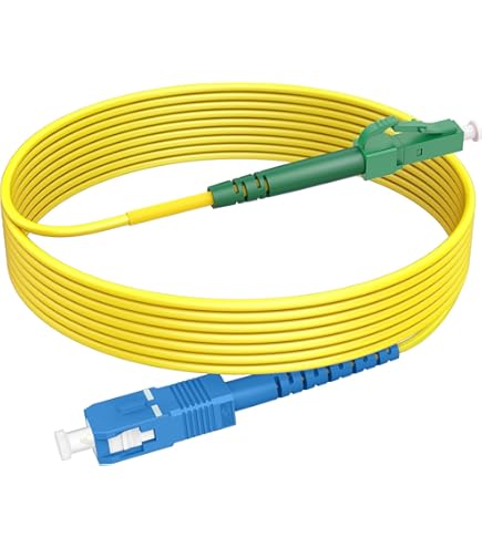 Elfcam Glasfaserkabel 2m LC/APC - Kompatibel Mit Telekom & Vodafone