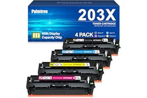 Palmtree 203X kompatybilny z M281fdw Toner do HP 203X Toner Color Laserjet Pro MFP M281fdw M254dw M281fdn M280nw M281cdw M254nw M254dn M281 M254 203A CF540X