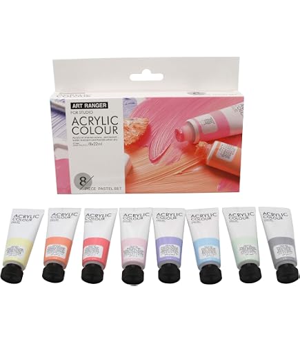 Rico Design Acrylfarben-Set Basic – 6 Farben à 12 Ml | Ideal Für Anfänger, Profis & Kinder