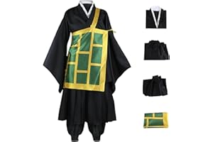 COS-ANIMEFLY Traditional Sorcerer Kimono Cosplay Costume Robe Dress Japanese Stage Outfits Suit Full Set Halloween Party