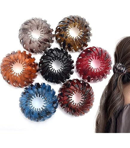4 Vintage Vogelnest Haarklammern – Ca. 6 Cm Lang, Mit Haltezähnen – Für Damen Als Haarschmuck & Haarspangen