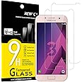 NEW'C 2 Pezzi, Vetro Temperato per Samsung Galaxy A3 2017 (SM-A320F), Pellicola Prottetiva Anti Graffio, Anti-Impronte, Senza