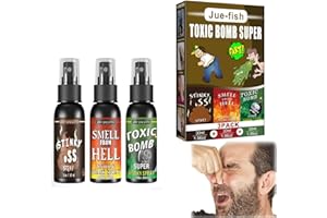 REGAPOG Stinkbomben Spray Extrem, Stinkbombe Extrem Stinkend Bomb, Stinkend bomben Spray Prank Sachen, Pups Langanhaltender Geruch, 30ml (DREI Düfte)