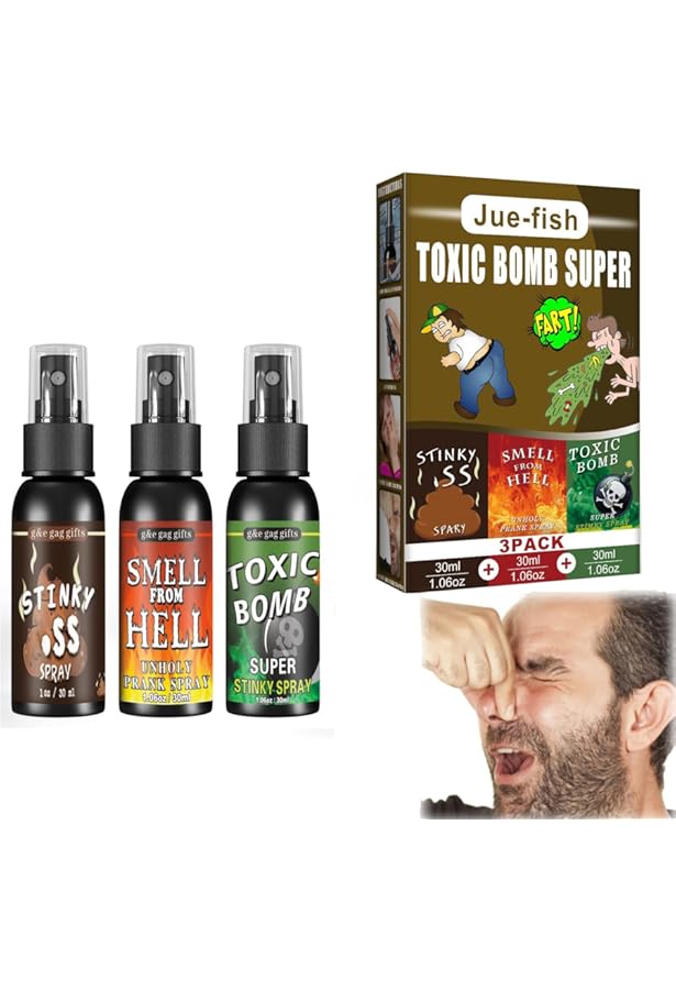 Furzspray Extra Strong - 3x Stinkbomben Für Streiche & Halloween