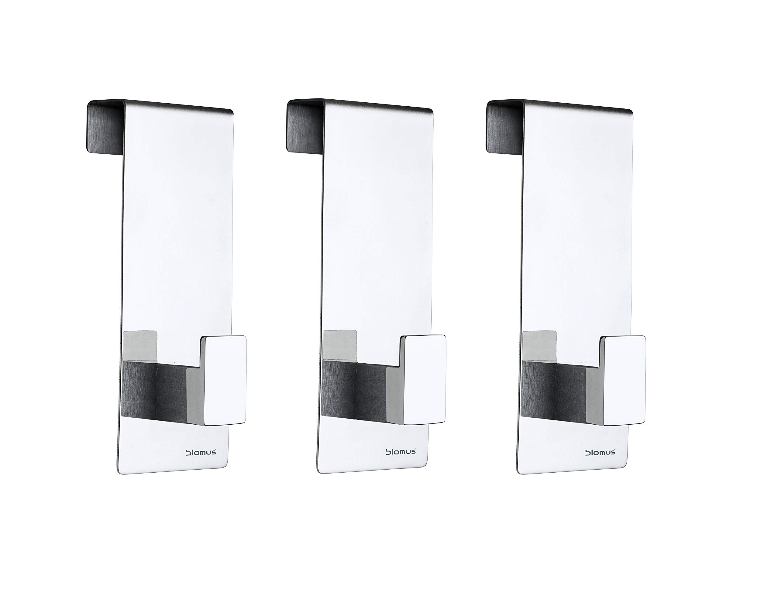 blomus 65412 Menoto Overdoor Hook Set, StainlessSteel, Silver, 5 x 4.3