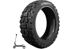 BITUME | Pneu Tubeless Semi Offroad pour Trottinette Électrique Speedway 5, Dualtron 3, E-Cross | Pneu 10x2.75-6.5 Pouces pour Trottinette Électrique | Anti Dérapant (1 pneu)