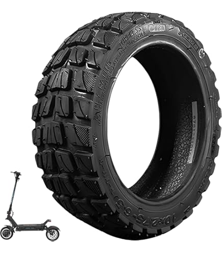 Pneus Sans Chambre à Air Pour Scooter électrique 11 Pouces - Dimension 100/65-6.5, Pour VSETT 11+, Zero 11X, Dualtron