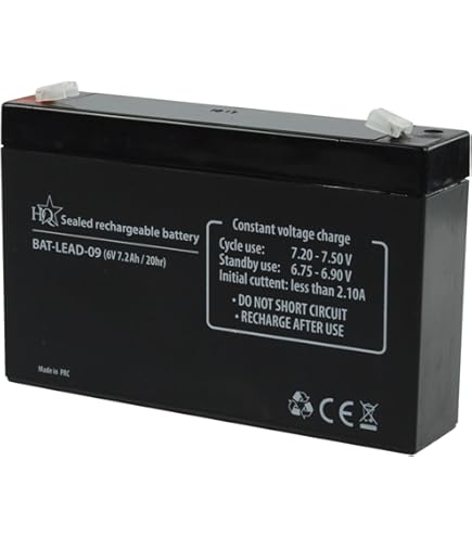 Batteria Ricaricabile Al Piombo 6V 7Ah - Per UPS, Giochi Peg Perego, Lampade Emergenza - Foto 4